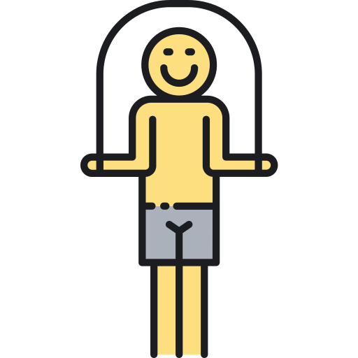 athlete jumping rope