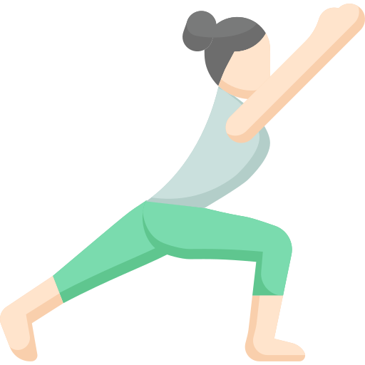woman practicing yoga